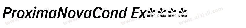 ProximaNovaCond Ex字体转换
